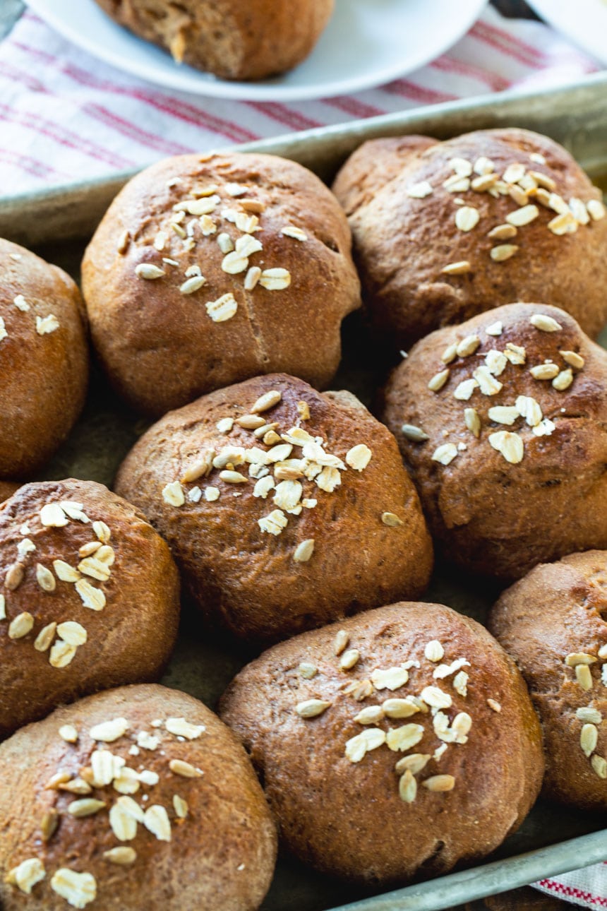 Whole Wheat Molasses Rolls