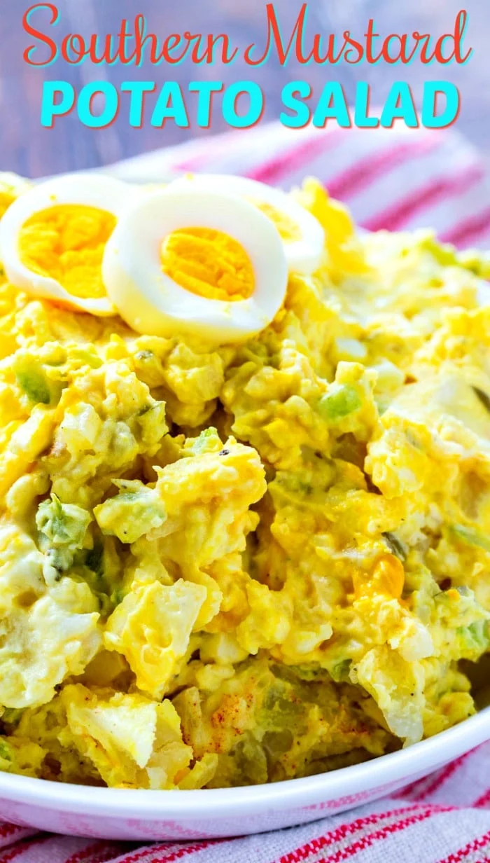 Close-Up of Mustard Potato salad