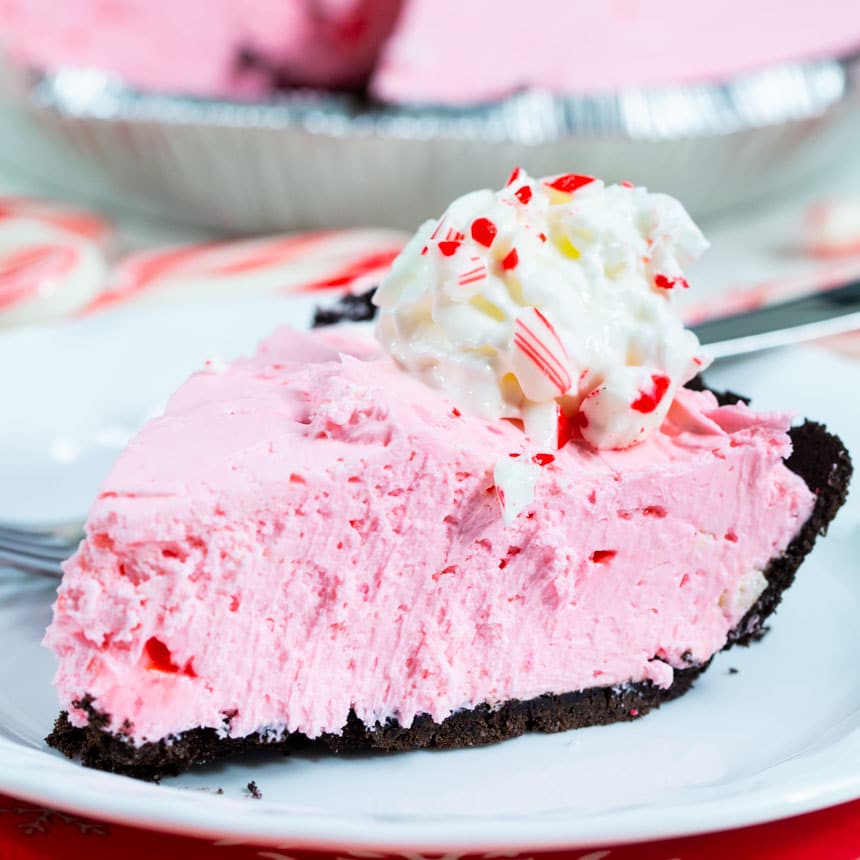 No-Bake Peppermint Pie