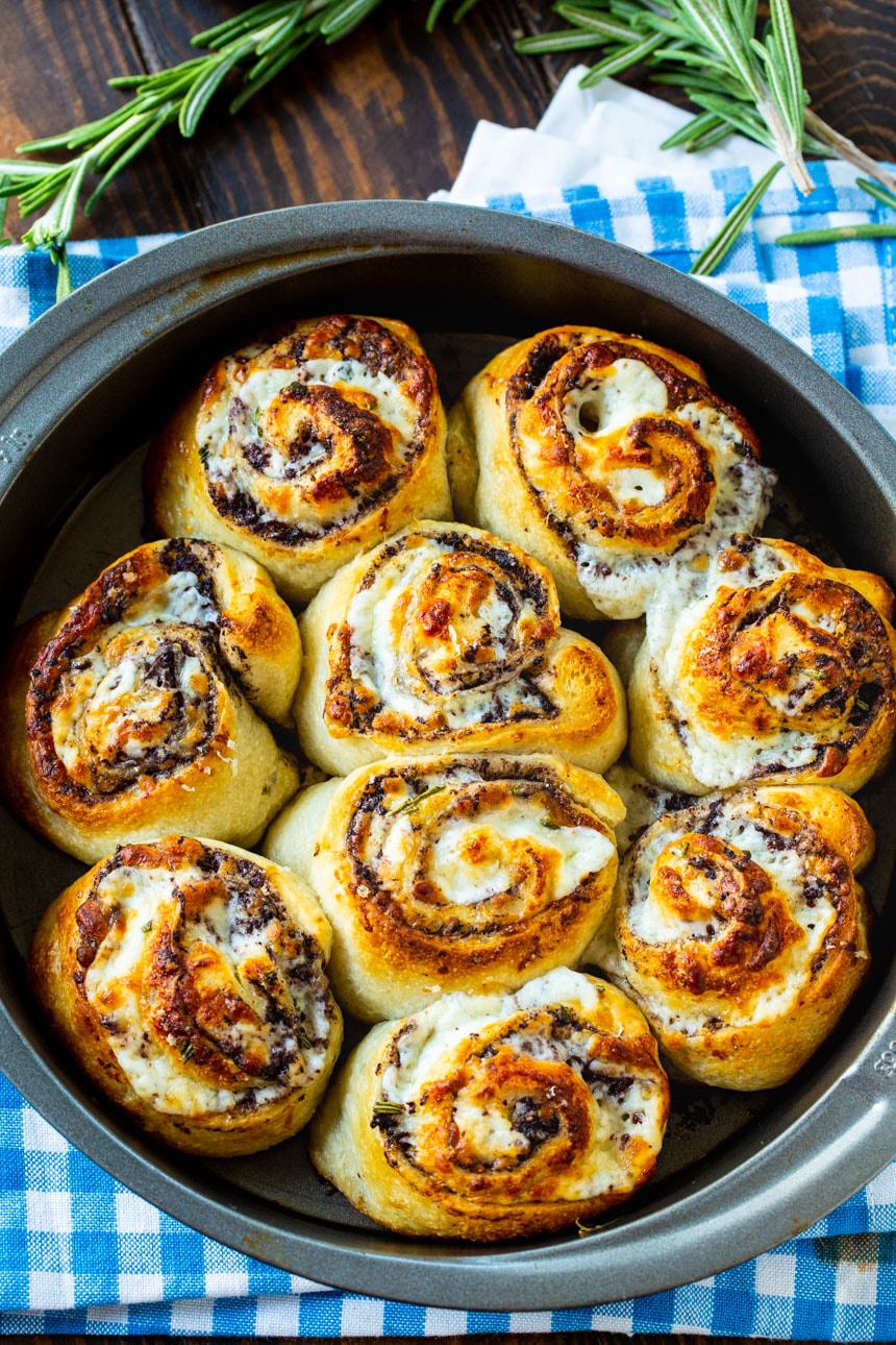 Easy Olive Cheese Rolls