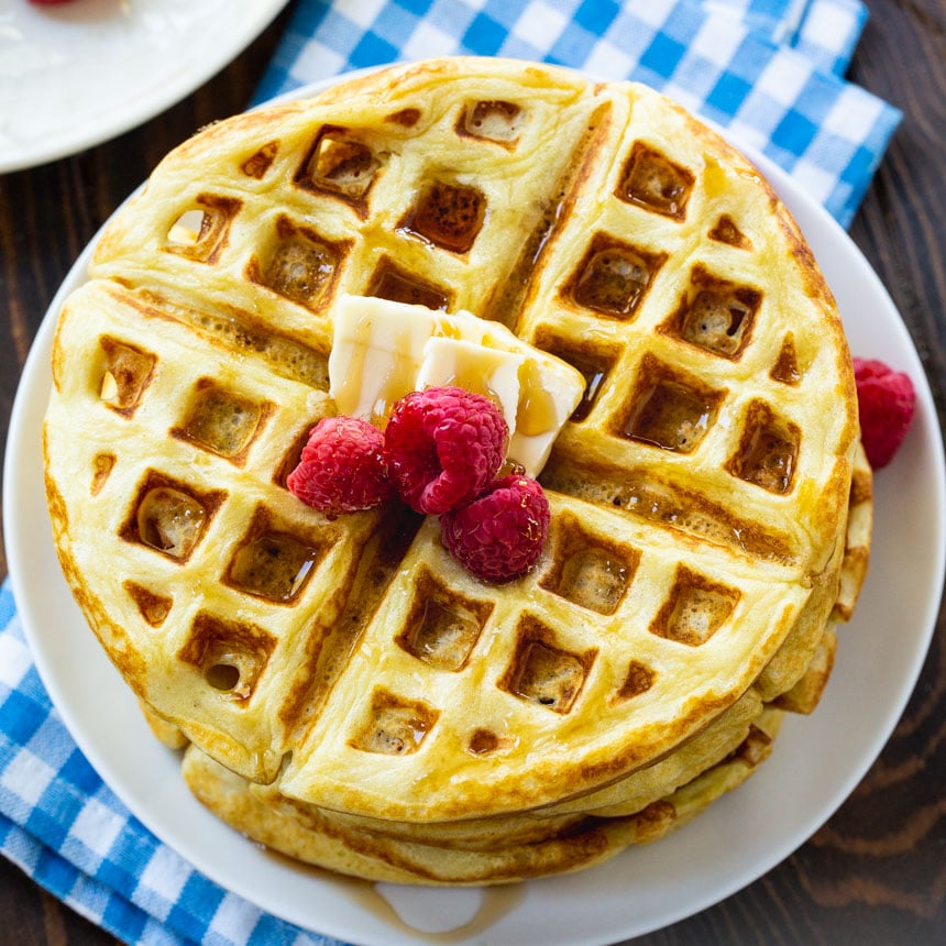 Overnight Yeast Waffles