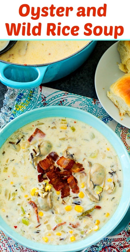 Oyster and Wild Rice Soup #soup #oysters