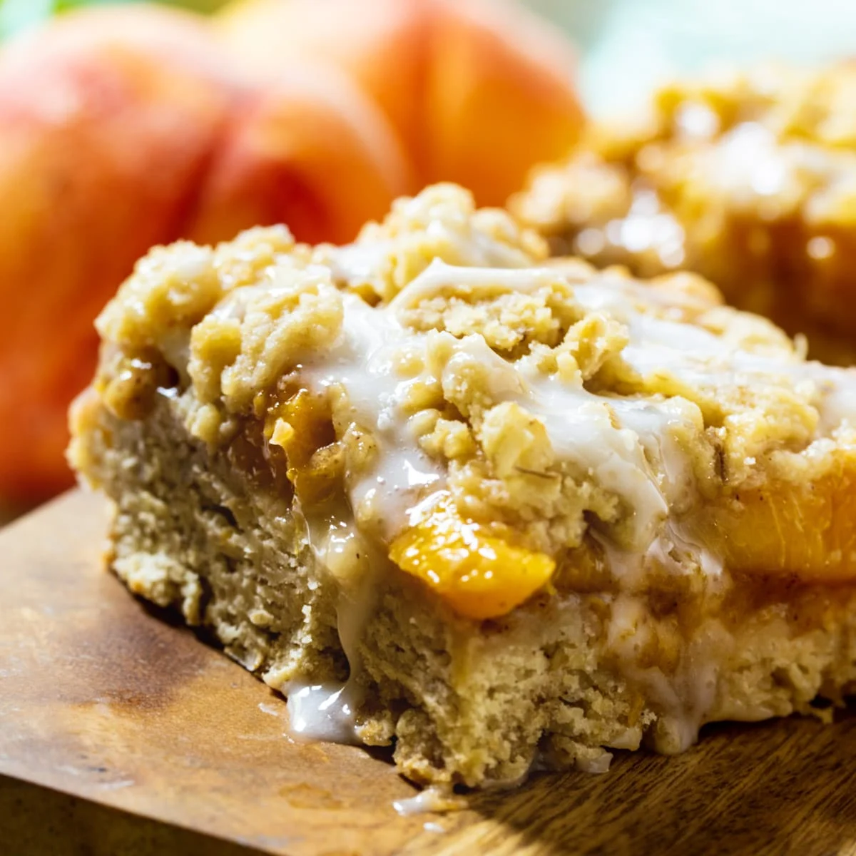 Peach Cobbler Bars Recipe