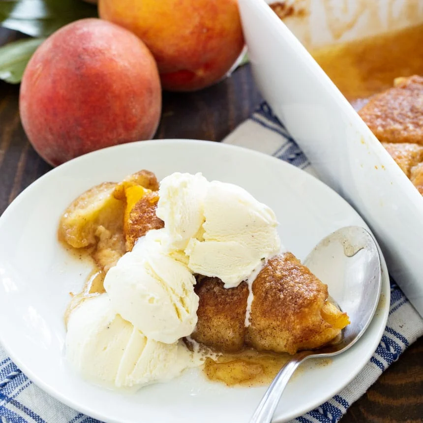 Peach Crescent Dumplings