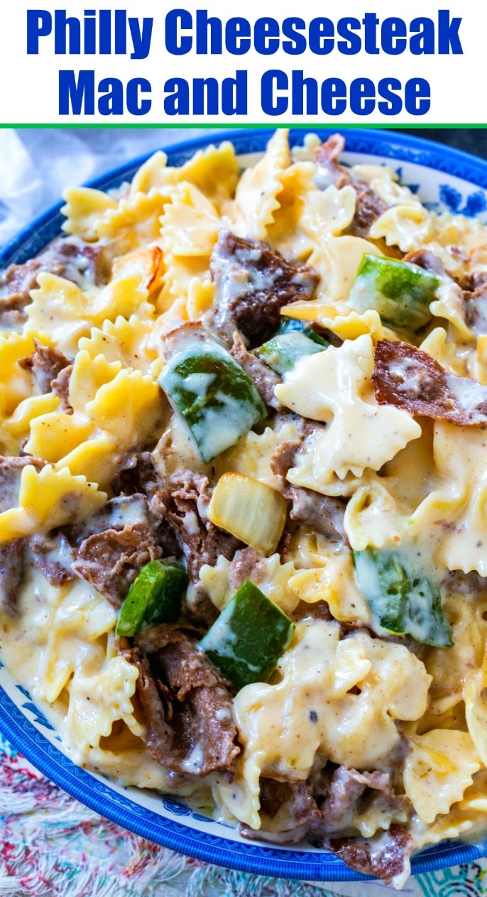 Philly Cheesesteak Mac and Cheese