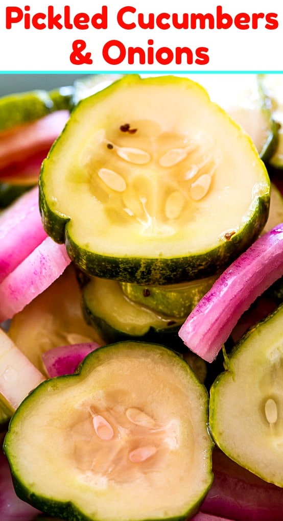 Pickled Cucumbers and Onions