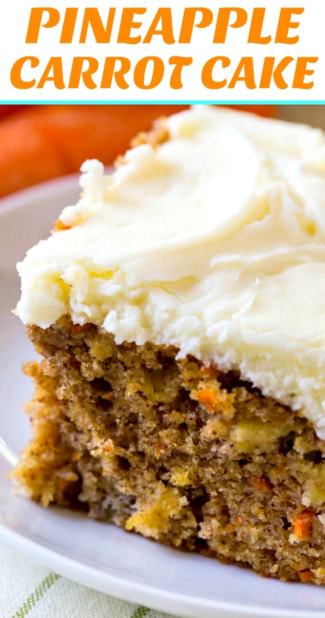 Pineapple Carrot Sheet Cake