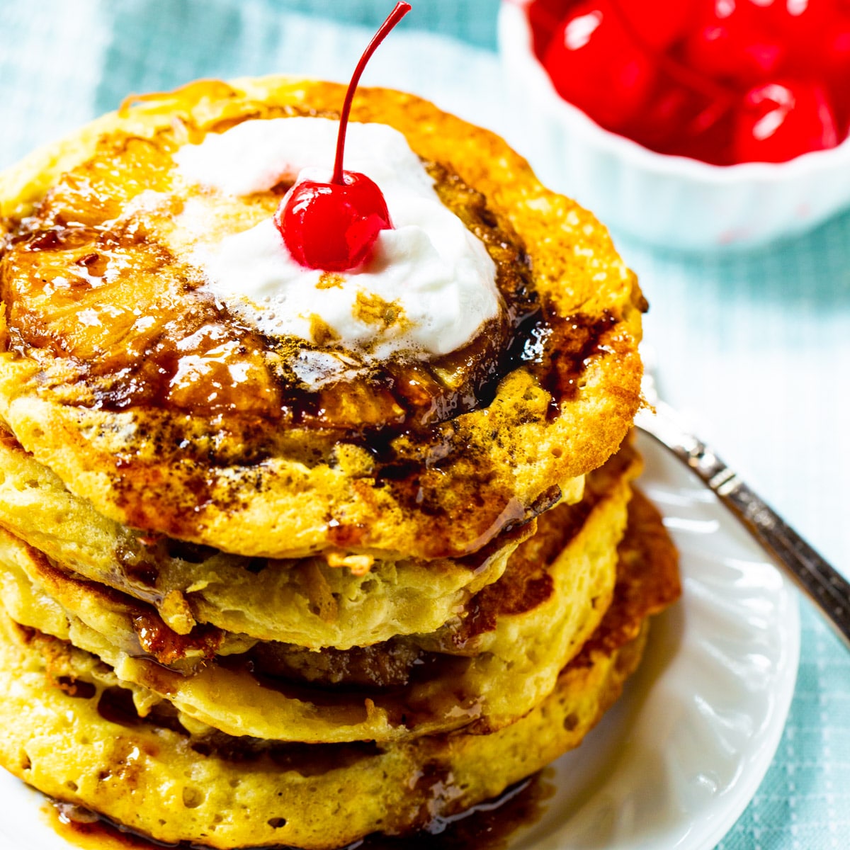 Pineapple Upside Down Pancakes