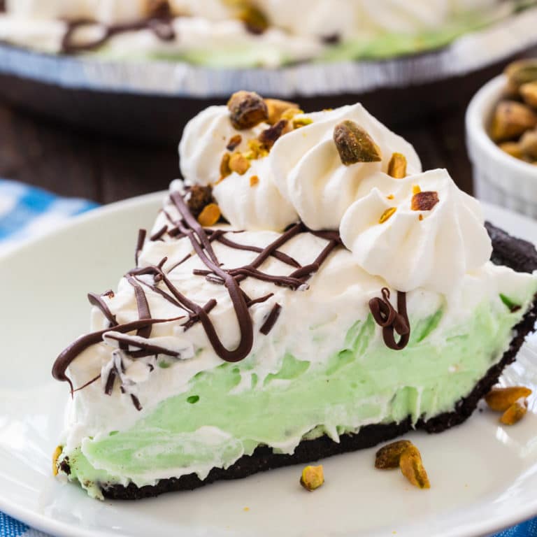 No-Bake Pistachio Pudding Pie