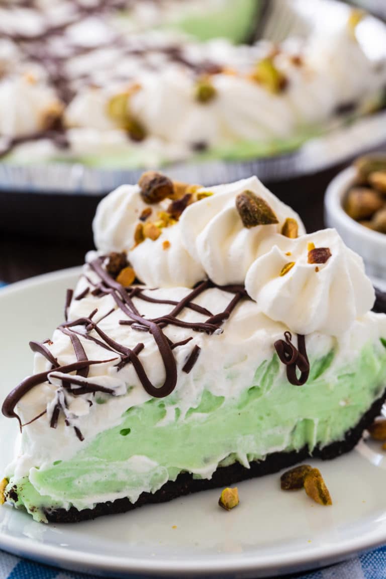 No-Bake Pistachio Pudding Pie