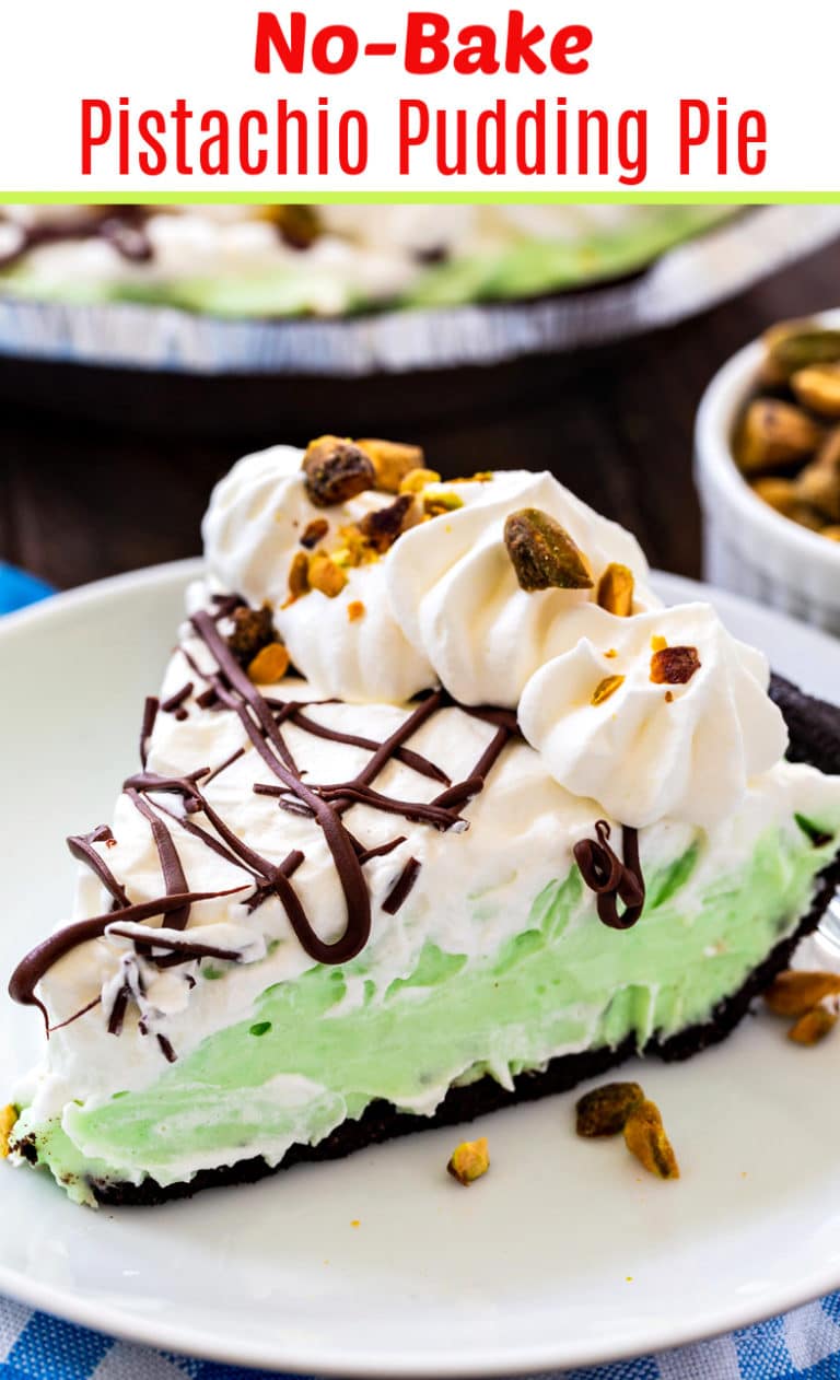 No-Bake Pistachio Pudding Pie