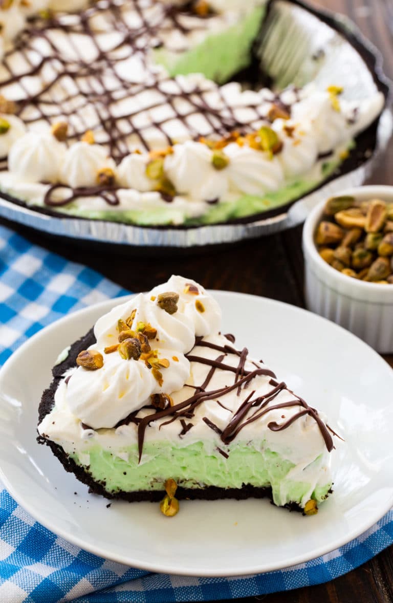 No-Bake Pistachio Pudding Pie