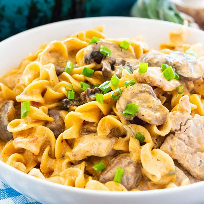 Pork Stroganoff
