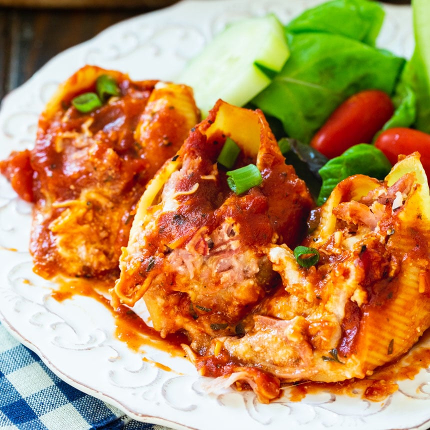Pulled Pork Stuffed Shells