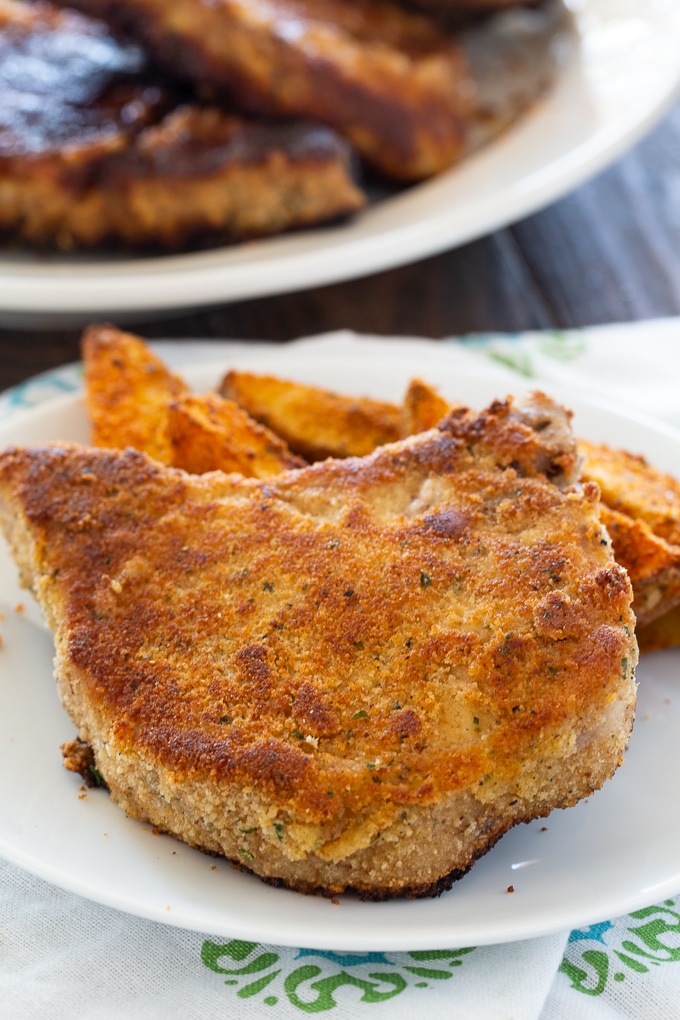 Ranch Seasoned Fried Pork Chops