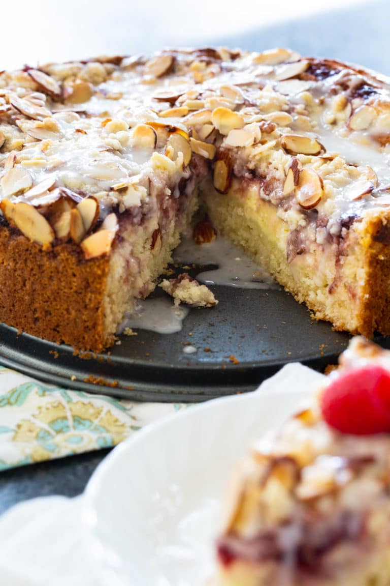 Raspberry Cream Cheese Coffee Cake