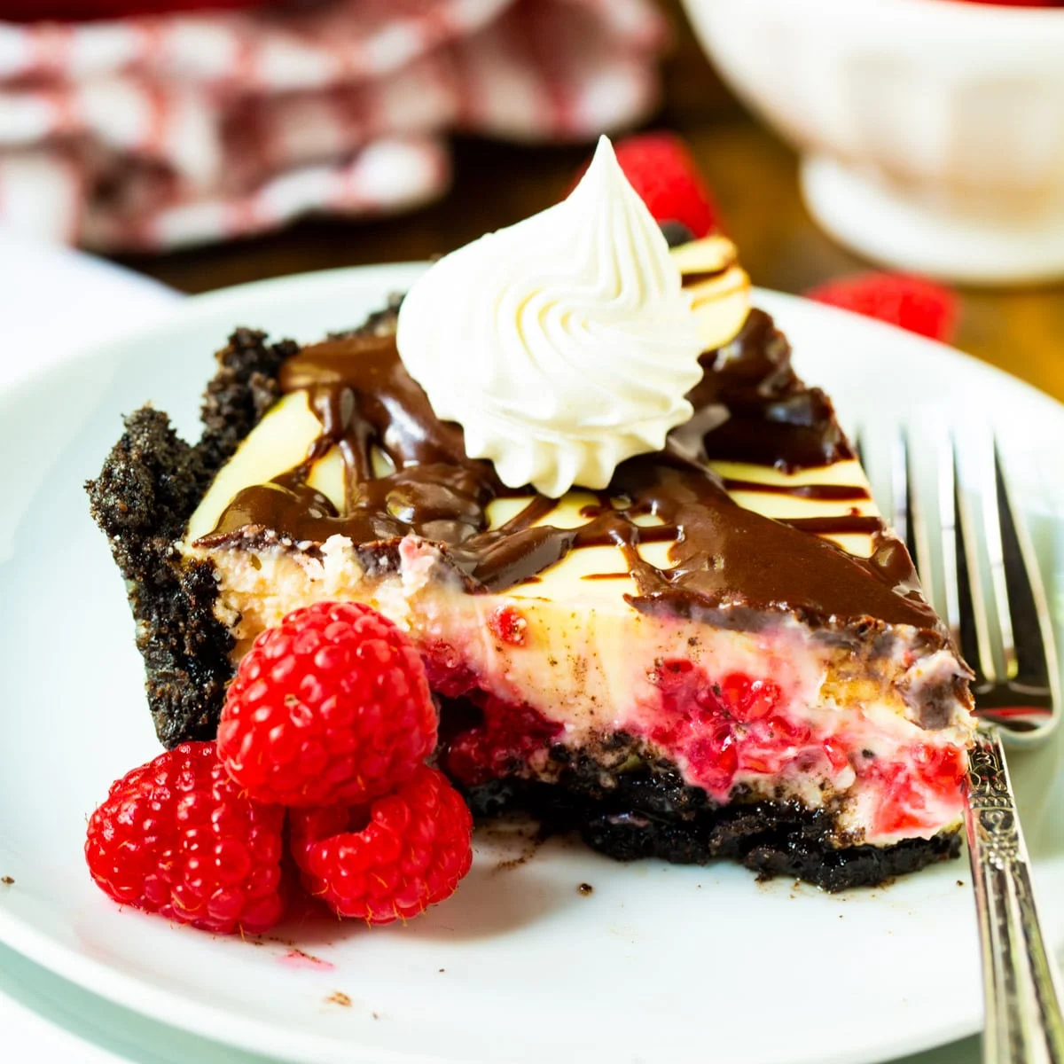 Raspberry Cream Cheese Pie