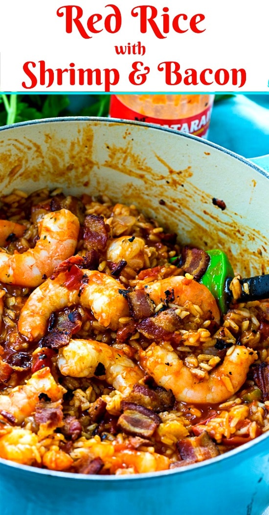 Red Rice with Shrimp and Bacon
