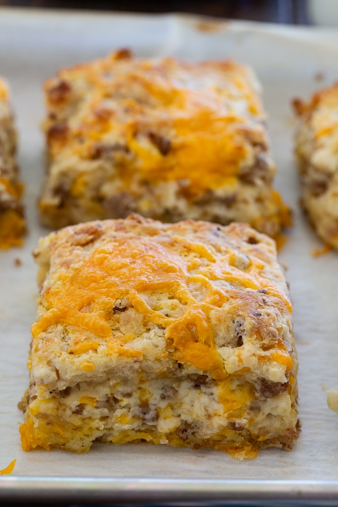 Sausage Cheese Biscuits