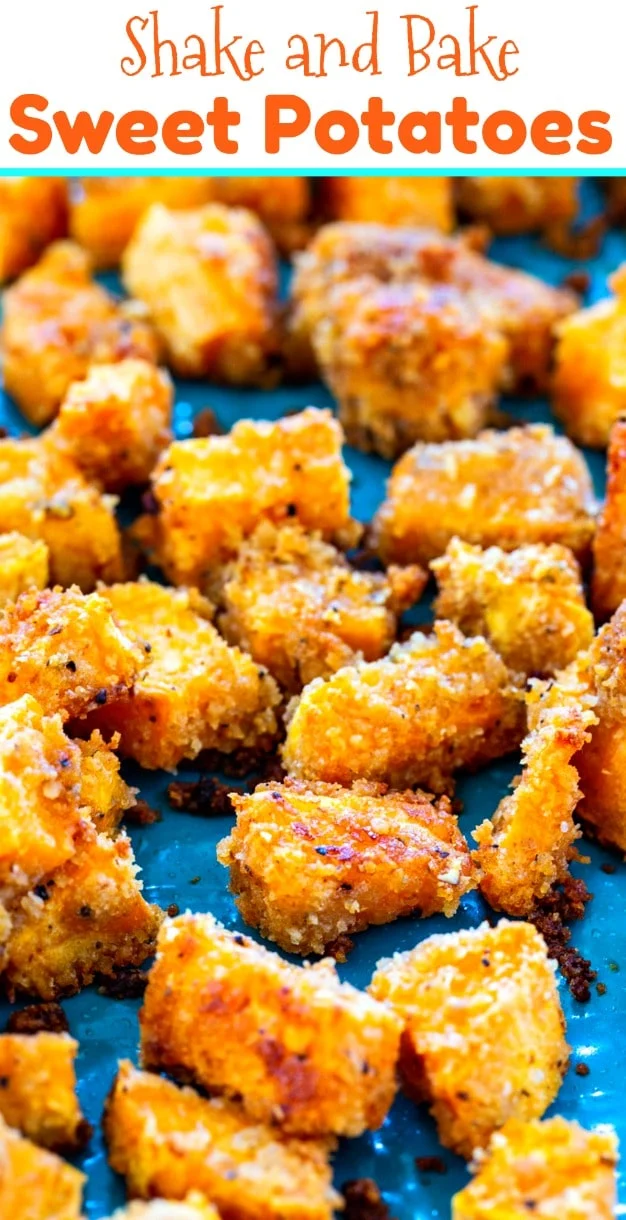 Shake and Bake Sweet Potatoes