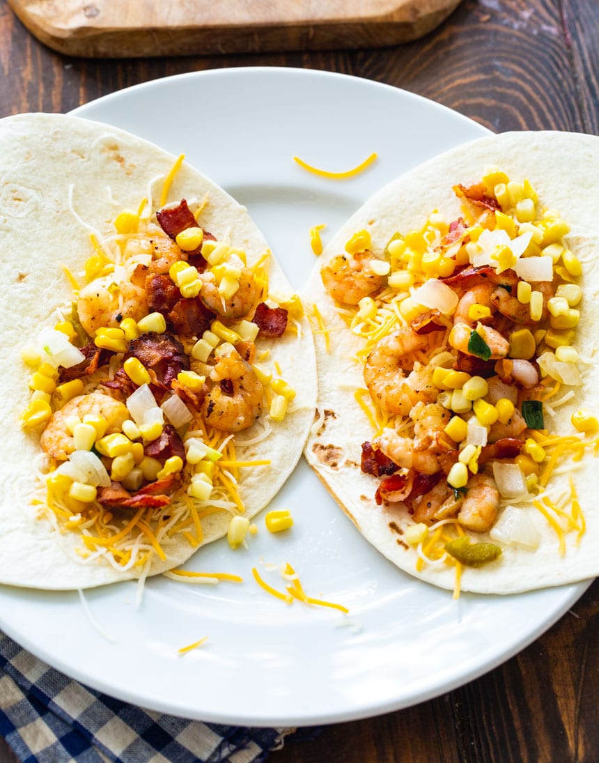 Shrmp, Bacon, and Corn flling
