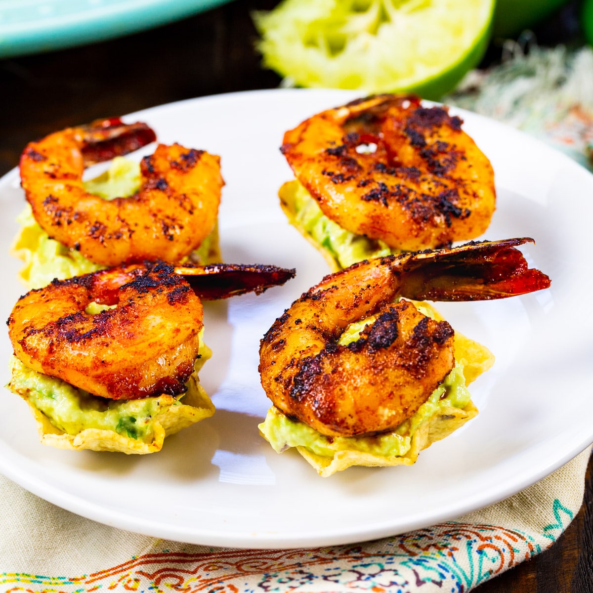 Shrimp Tostada Bites