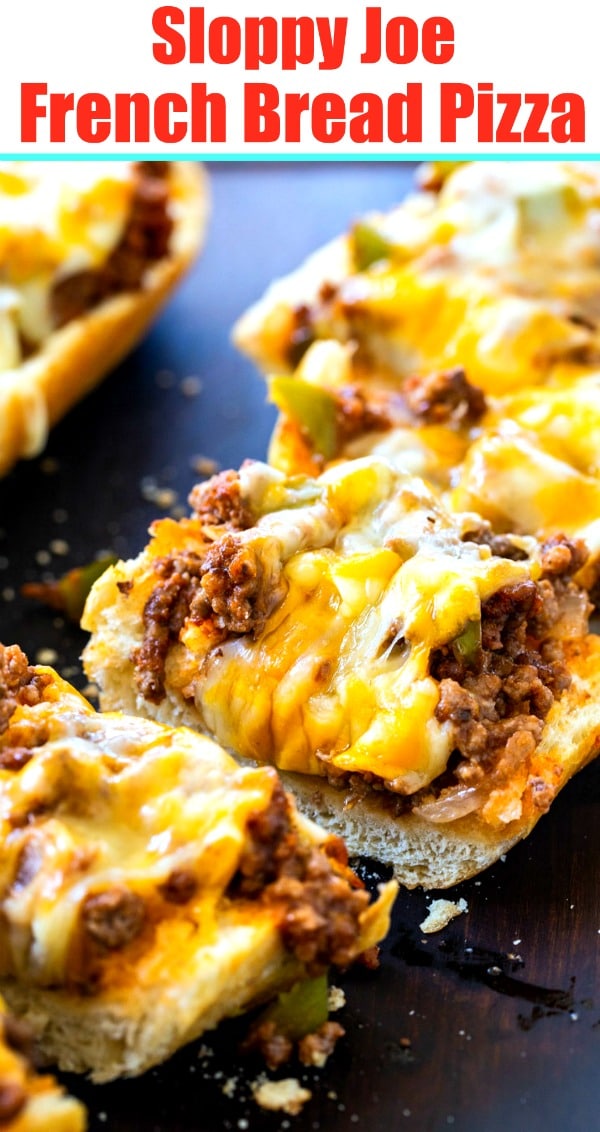 Sloppy Joe French Bread Pizza