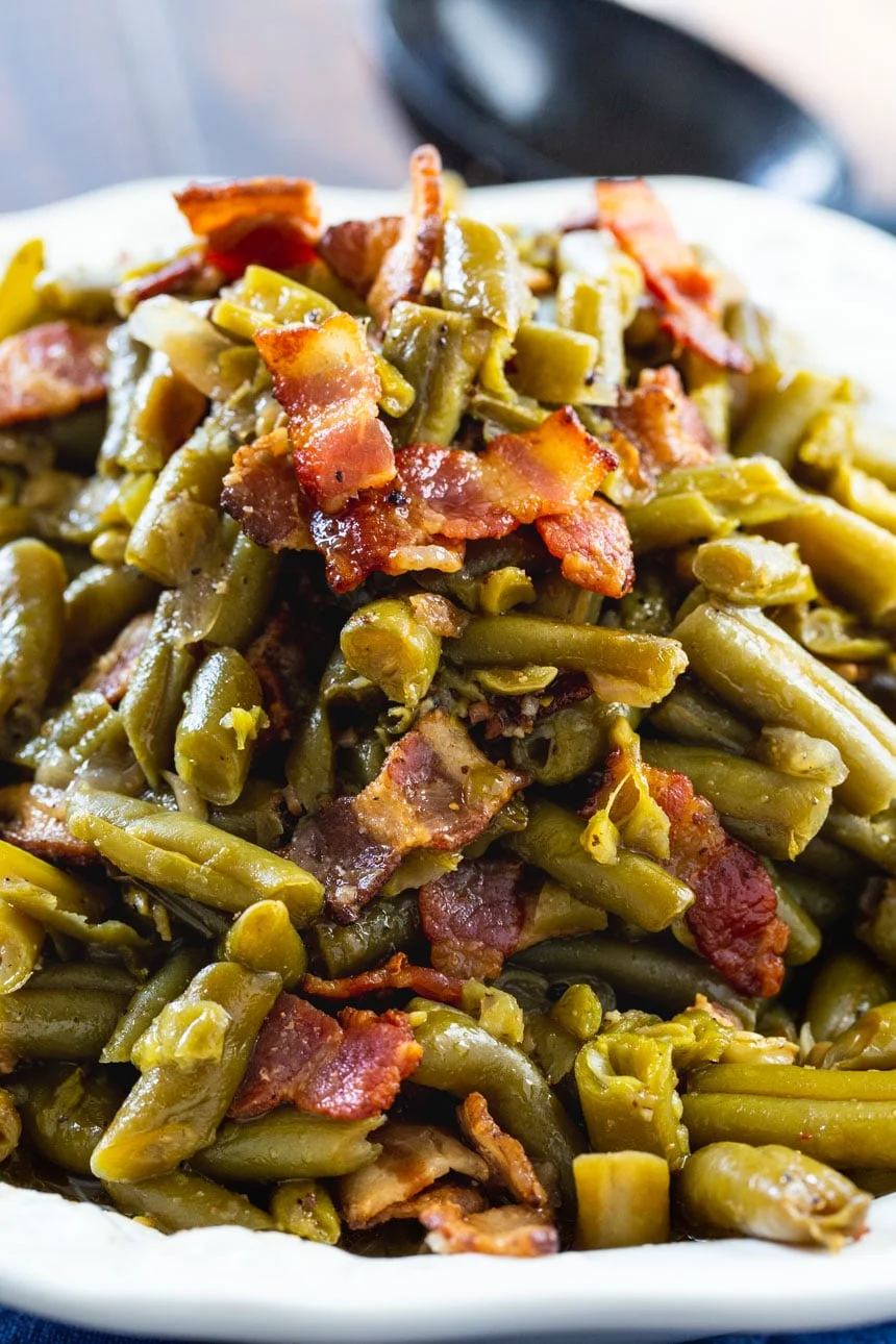 Crock Pot Buttery Bacon Green Beans