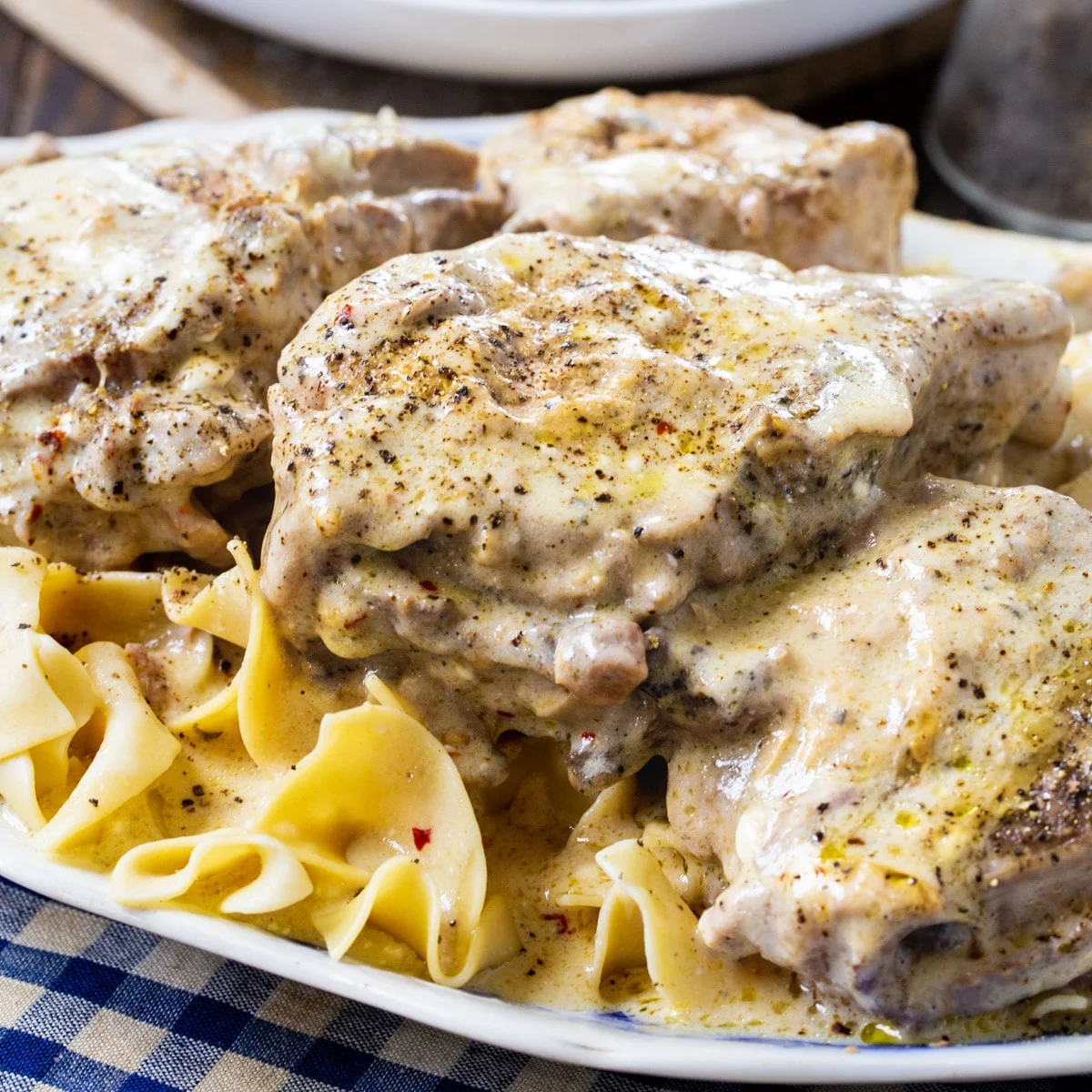 Slow Cooker Creamy Ranch Pork Chops
