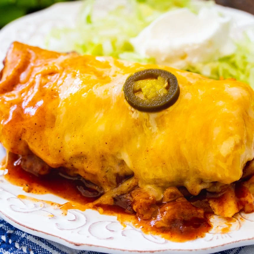 Easy 3-Ingredient Smothered Burritos