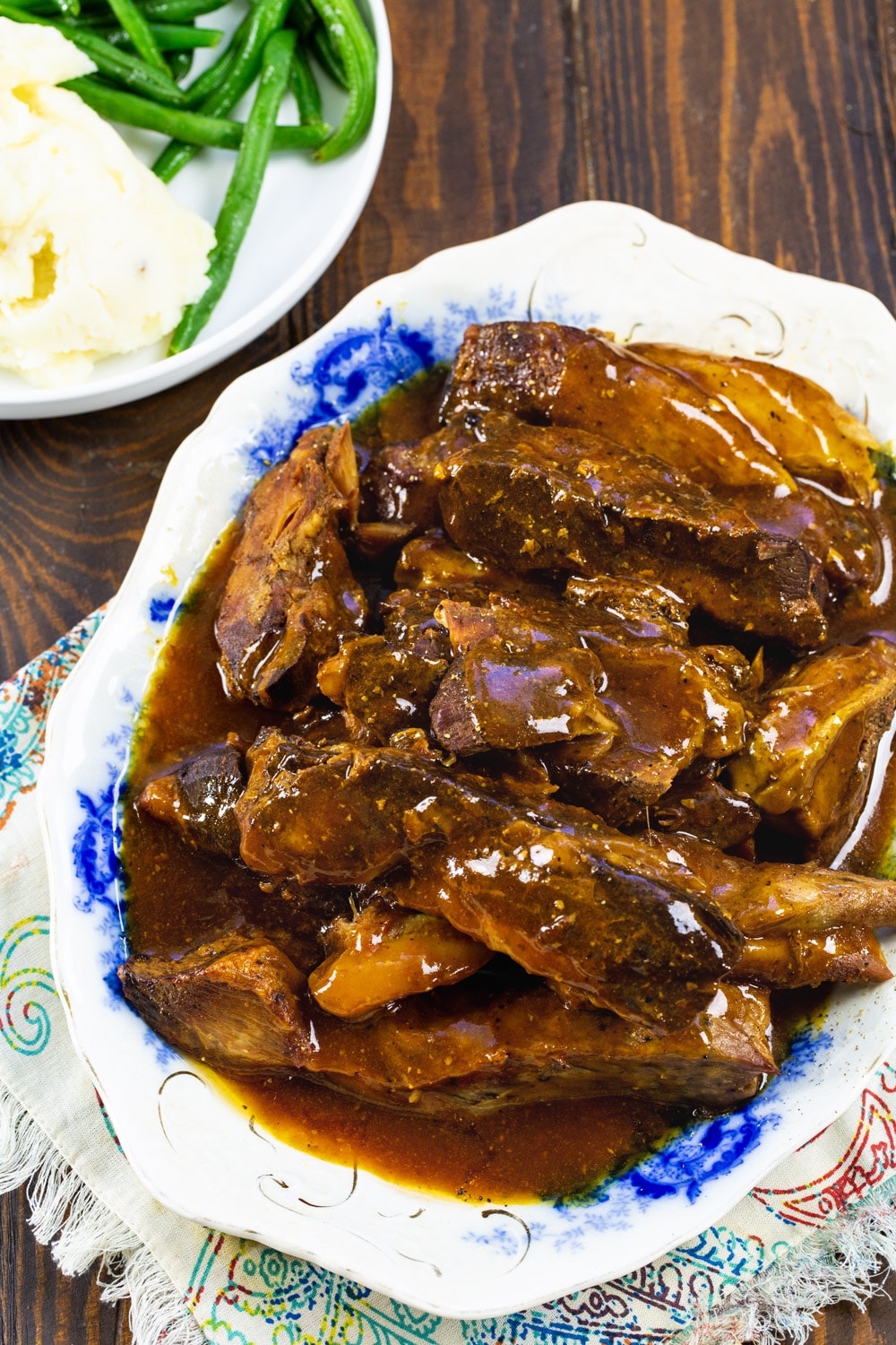 Sweet and Sour Ribs on a serving platter.