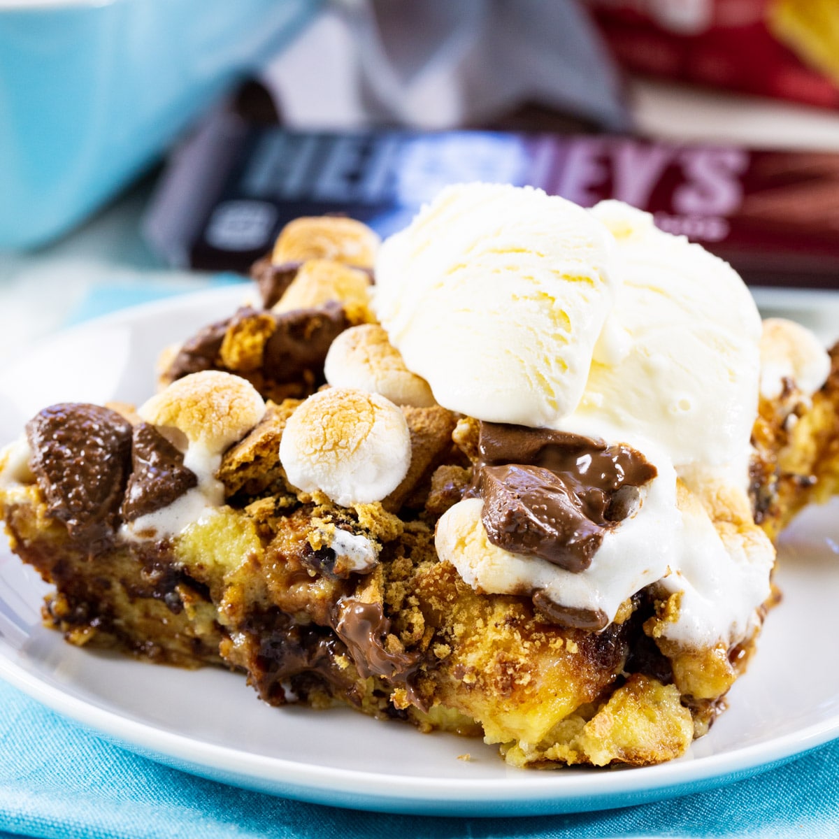 S'mores Bread Pudding