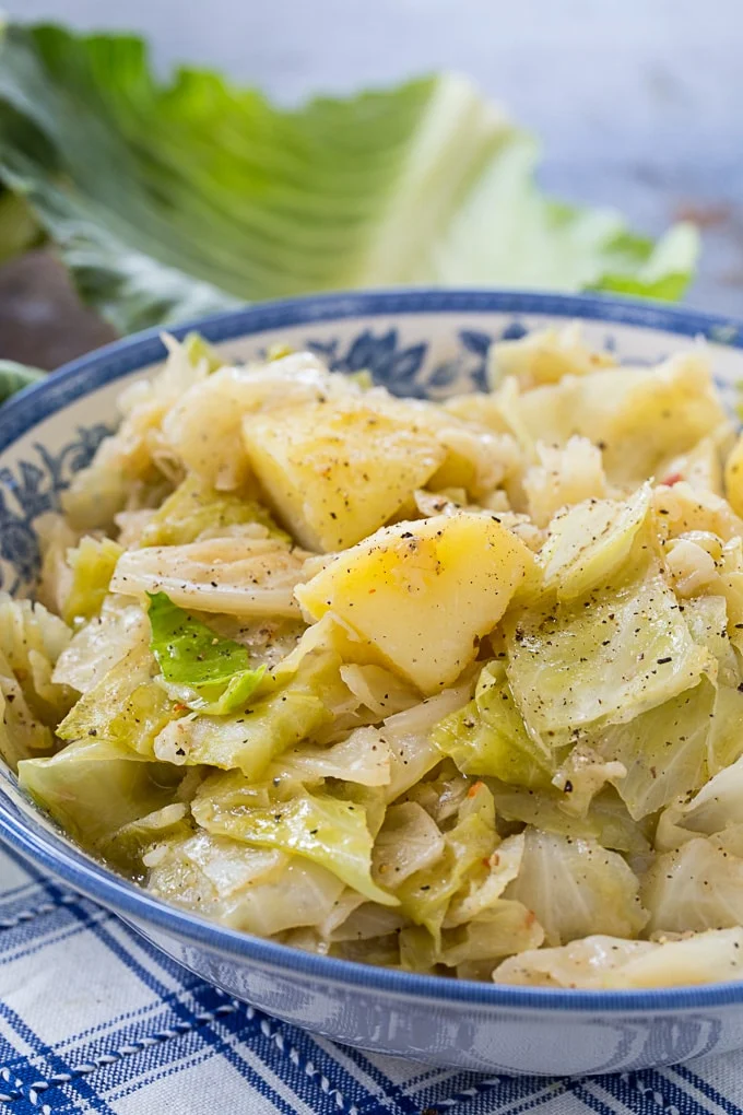 Smothered Cabbage and Potatoes