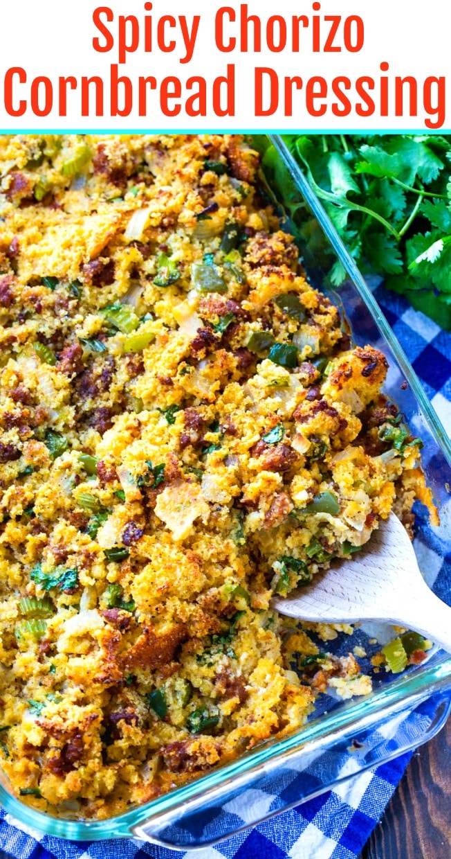 Spicy Chorizo Cornbread Dressing