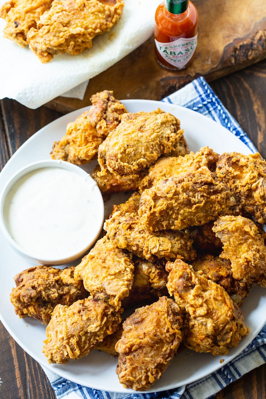 Spicy Fried Chicken Wings