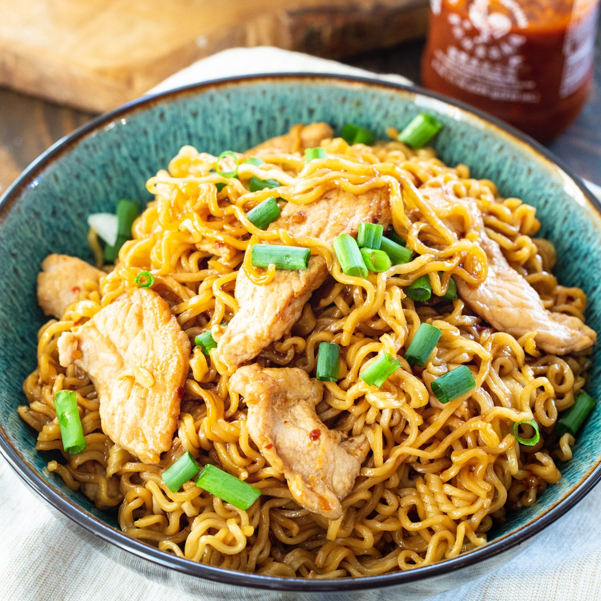 Spicy Pork Ramen Noodles