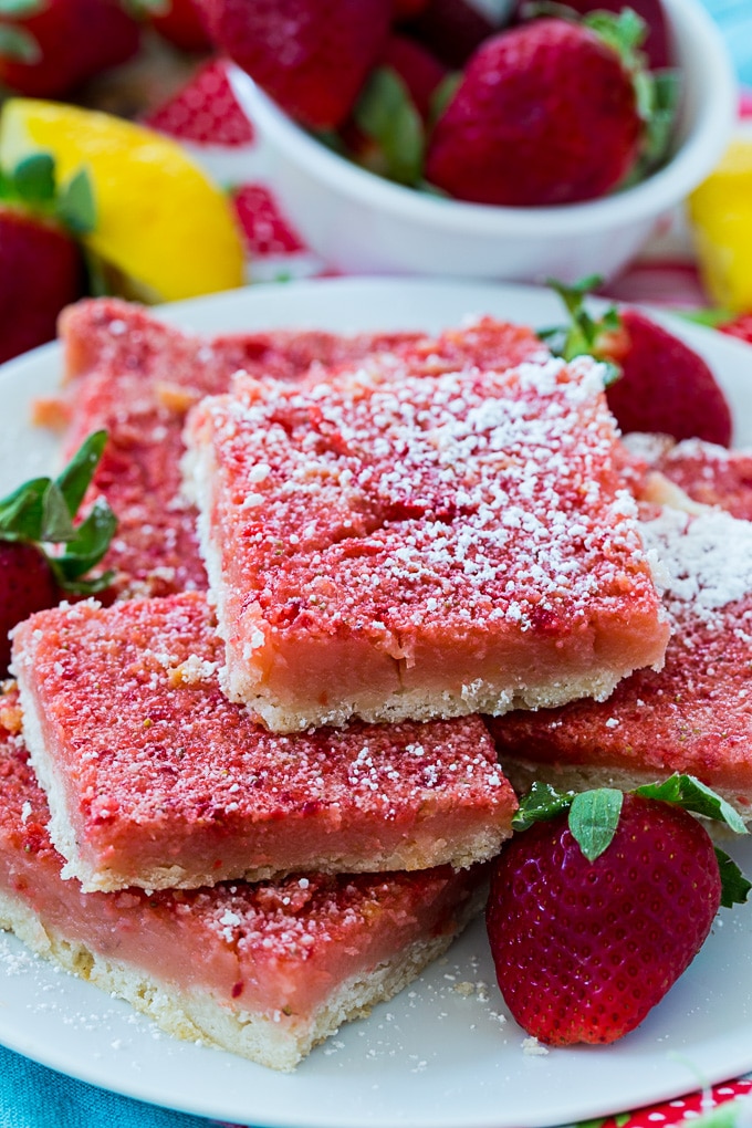 Strawberry Lemonade Bars