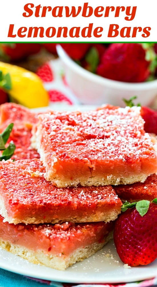 Strawberry Lemonade Bars