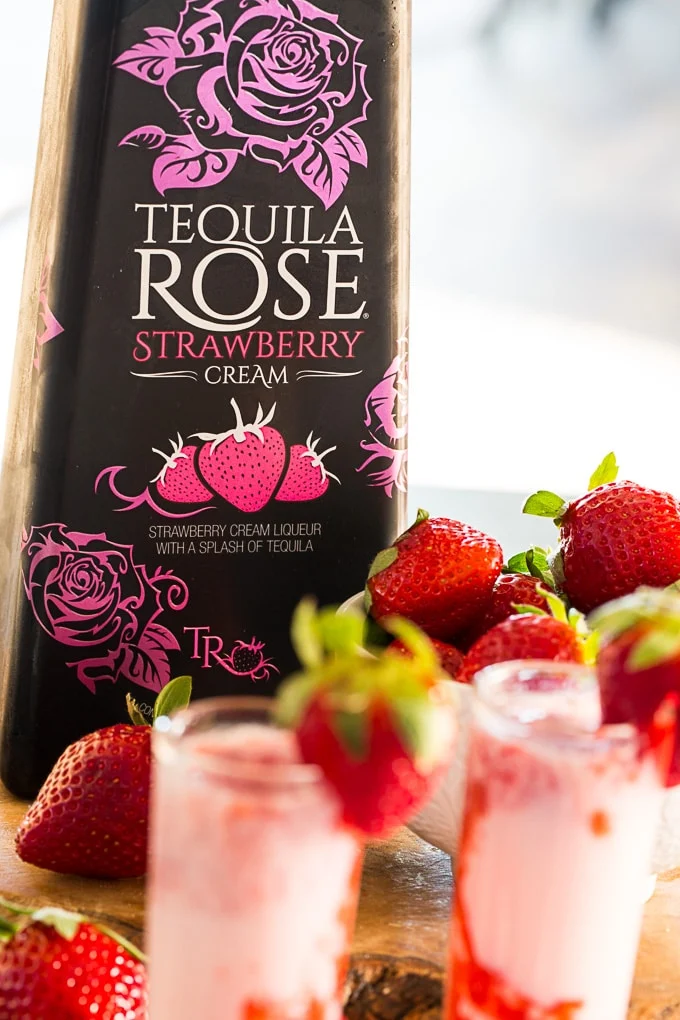 bottle of Tequila Rose