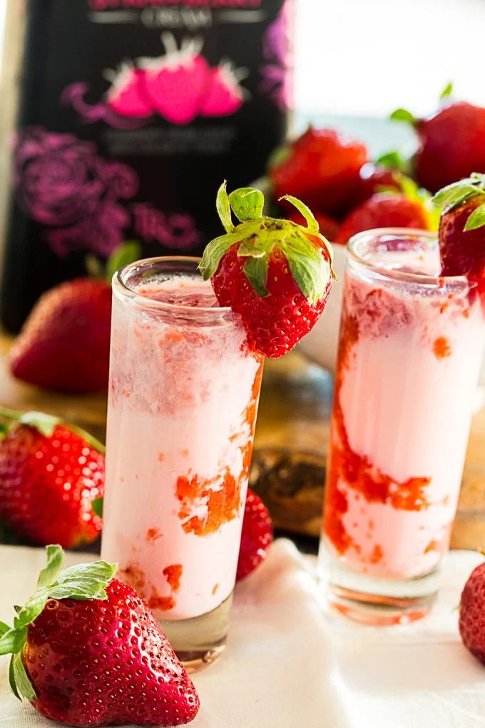 Strawberry Shortcake Shots