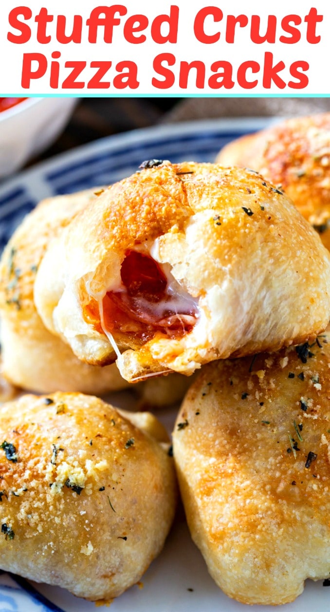 Stuffed Crust Pizza Snacks