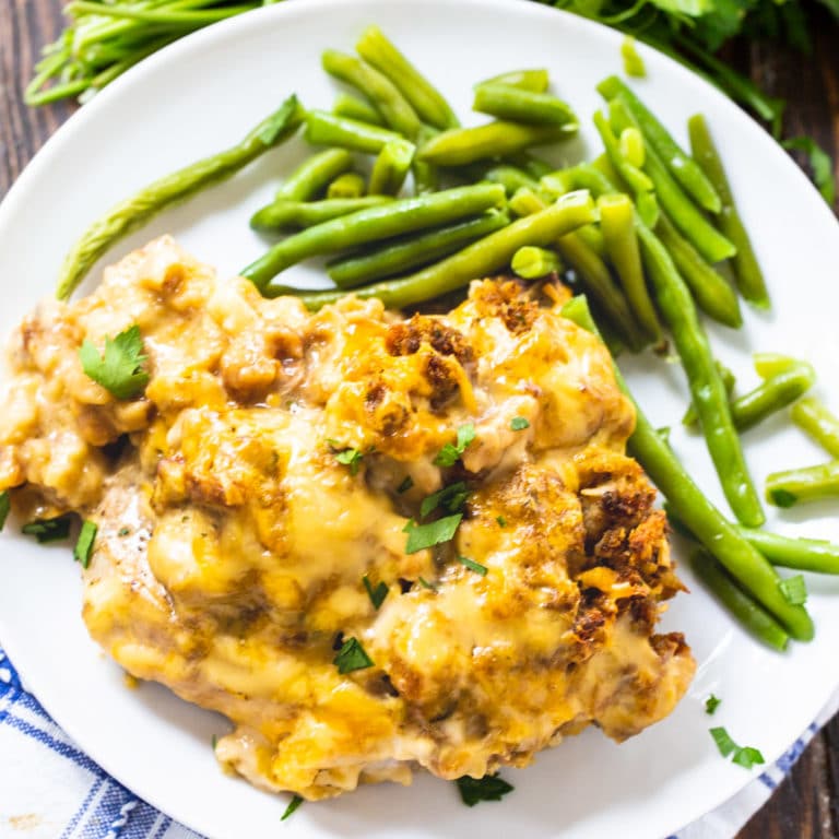 Stuffing Topped Pork Chops
