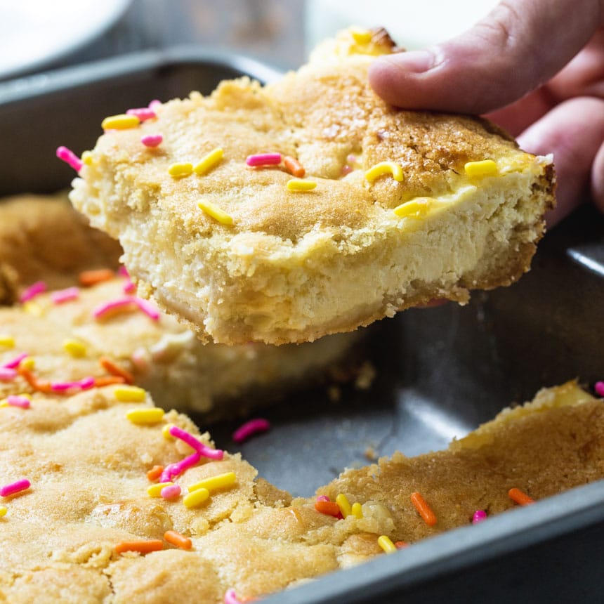 Sugar Cookie Cheesecake Bars