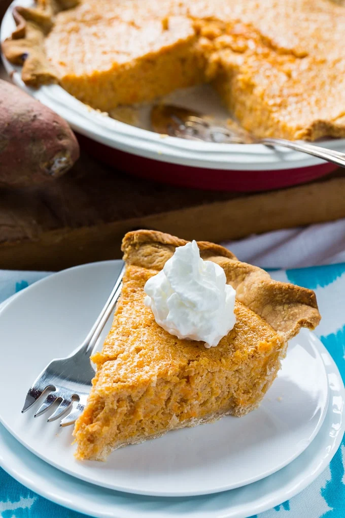 Sweet Potato Buttermilk Pie makes a great southern dessert.