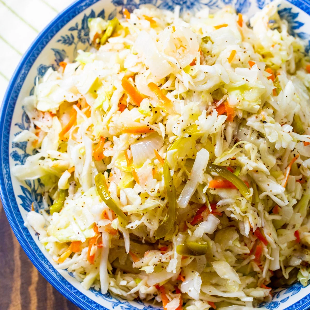 Sweet Vinegar Coleslaw