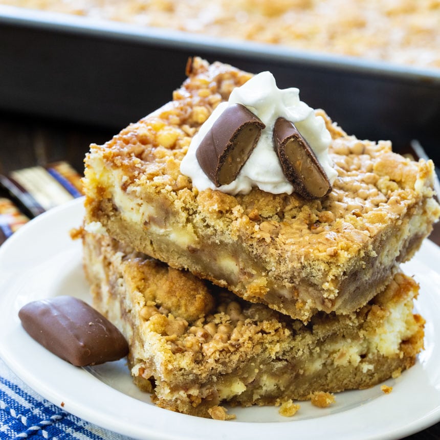 Toffee Cheesecake Bars