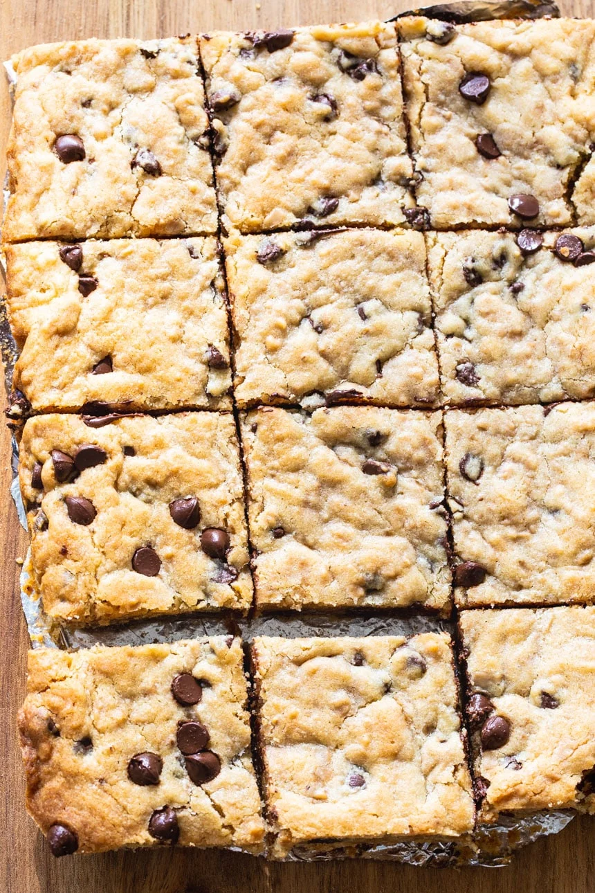 Toffee Chocolate Chip Bars