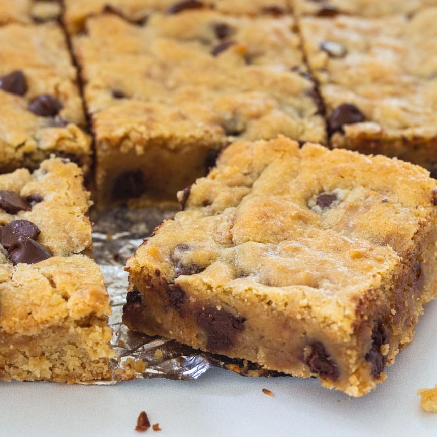 Toffee Chocolate Chip Bars