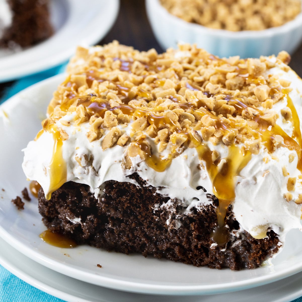 Toffee Poke Cake