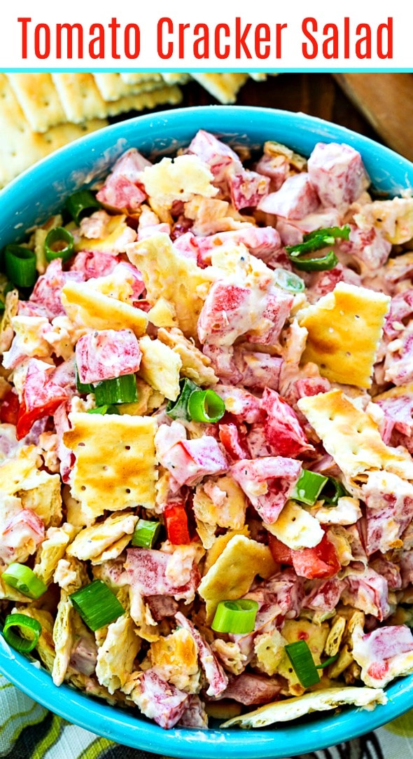 Tomato Cracker Salad with fresh tomatoes